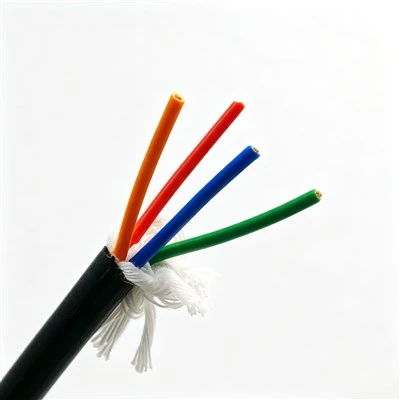 پیڈ اپنی مرضی کے مطابق 4*18AWG TPU واٹر پروف الیکٹریکل کیبل پی پی انسولیٹڈ کاپر کنڈکٹر کے ساتھ سمندری آلات کے لیے بٹی ہوئی ہے۔